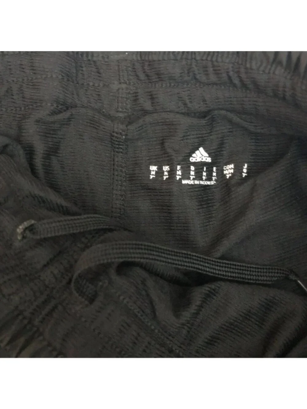 Adidas Mens Black Running Shorts 3-Stripe Lined Athletic Gym Training M 7